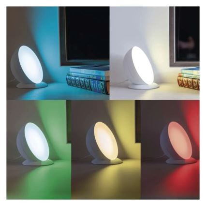 LED RGB Димируема настолна лампа GoSmart LED/7W/230V Wi-Fi бял