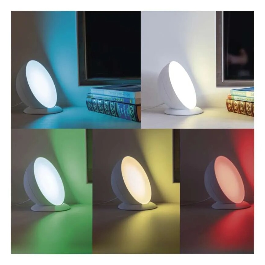 LED RGB Димируема настолна лампа GoSmart LED/7W/230V Wi-Fi бял