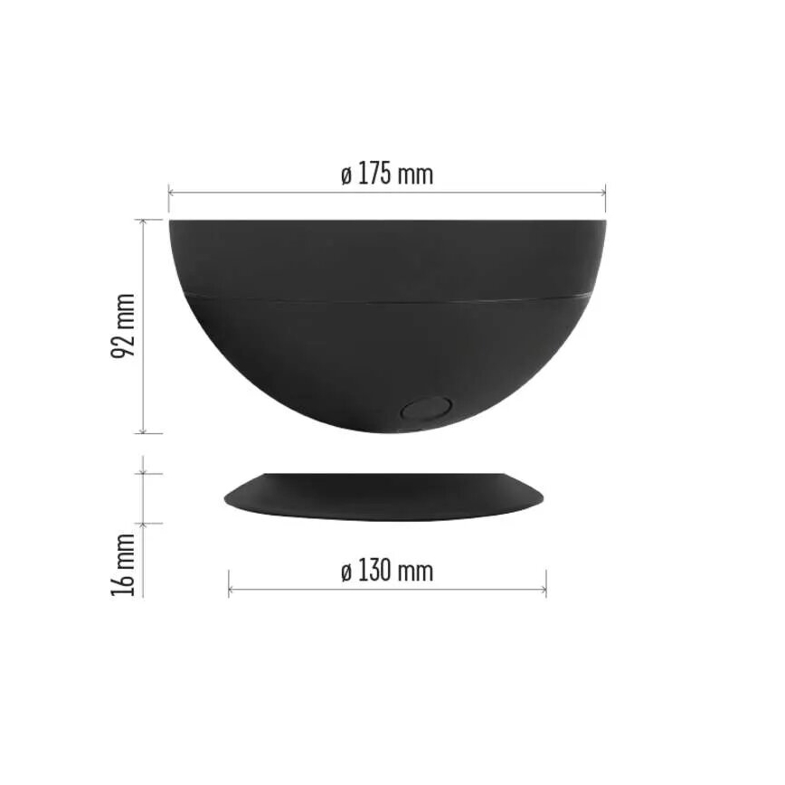 LED RGB Димируема настолна лампа GoSmart LED/7W/230V Wi-Fi черен