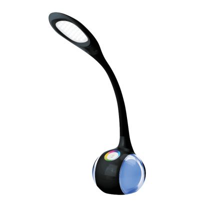 LED RGB Димируема настолна лампа LED/7W/230V черна
