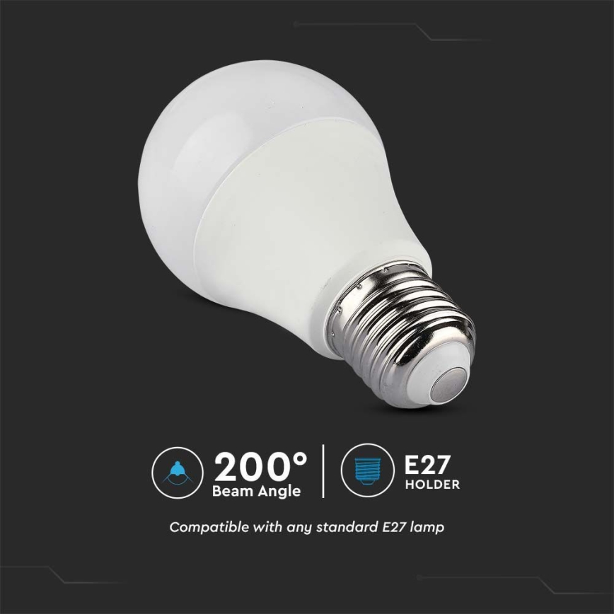 LED RGB Димируема крушка A60 E27/8,5W/230V 4000K + дистанционно управление
