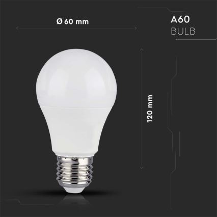 LED RGB Димируема крушка A60 E27/8,5W/230V 4000K + дистанционно управление