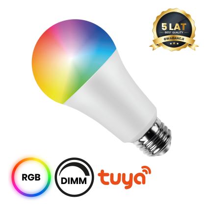 LED RGB Димируема крушка A60 E27/8W/230V 2700-6500K Wi-Fi Tuya