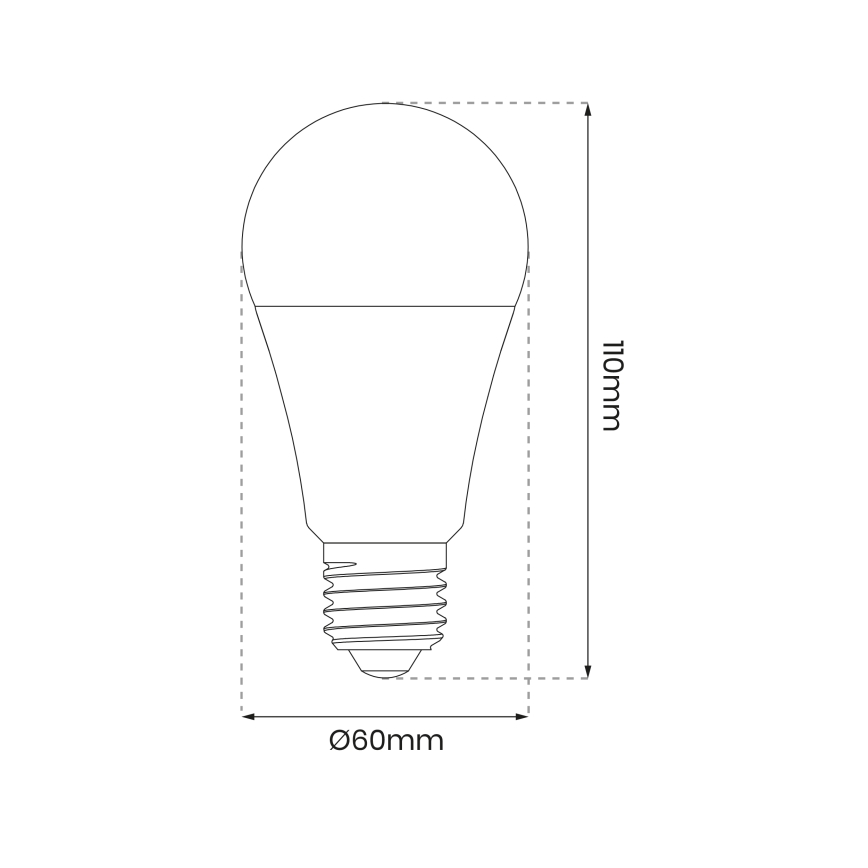 LED RGB Димируема крушка A60 E27/8W/230V 2700-6500K Wi-Fi Tuya