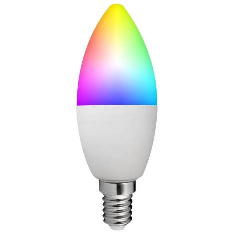 LED RGB Димируема крушка C37 E14/4,5W/230V 3000K