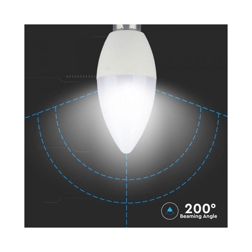 LED RGB Димируема крушка E14/3,5W/230V 6400K + дистанционно