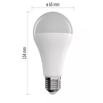 LED RGB Димируема крушка GoSmart A65 E27/14W/230V 2700-6500K Tuya