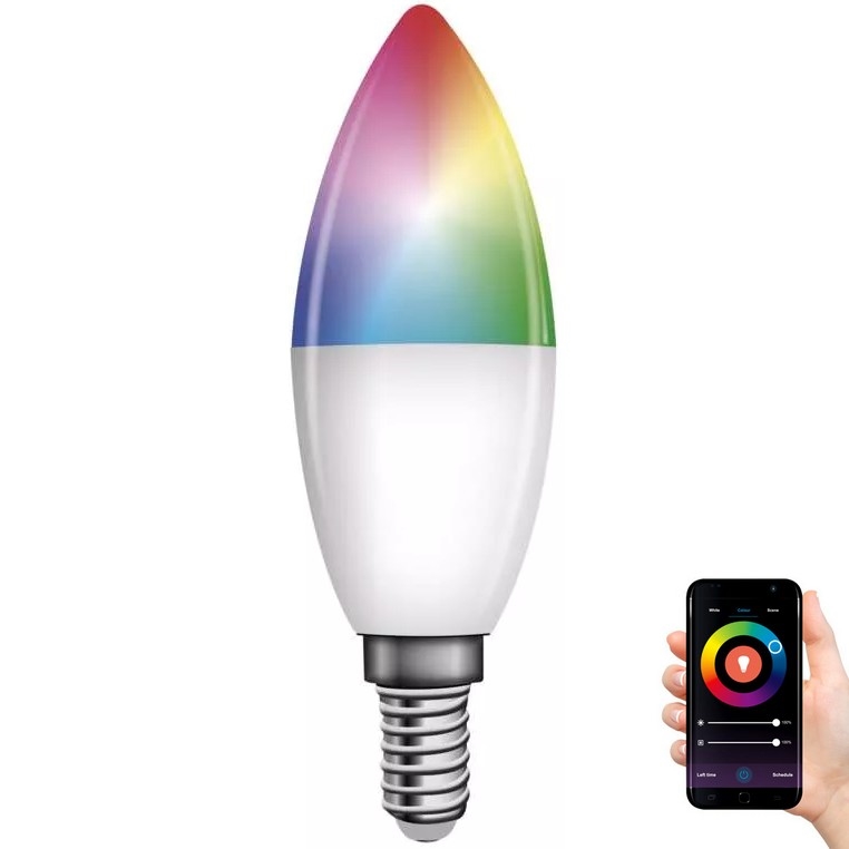 LED RGB Димируема крушка GoSmart E14/4,8W/230V 2700-6500K Tuya