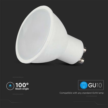 LED RGB Димируема крушка GU10/4,8W/230V 4000K + дистанционно