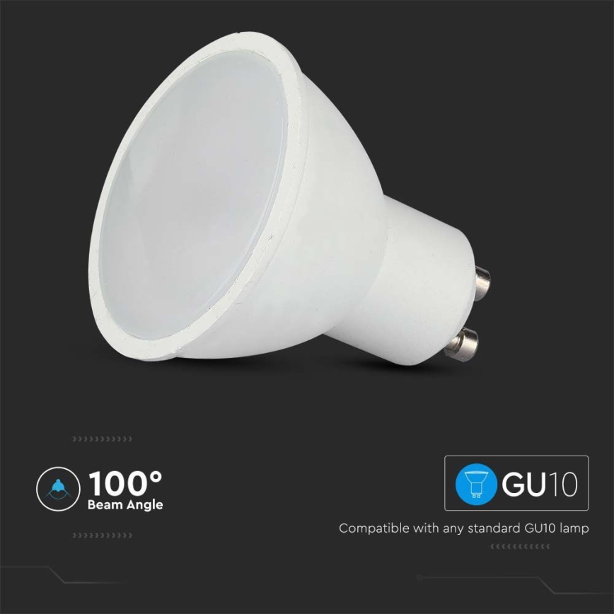 LED RGB Димируема крушка GU10/4,8W/230V 4000K + дистанционно