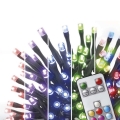 LED RGB Екстериорни Коледни лампички 96xLED/72 режима 13м IP44 + дистанционно