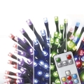 LED RGB Екстериорни Коледни лампички 120xLED/72 режима 15м IP44 + дистанционно