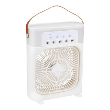LED RGB настолен вентилатор с мъглен ефект 10W/5V