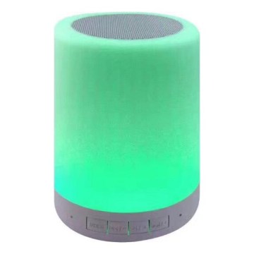 LED RGB настолна лампа с високоговорител LED/5V