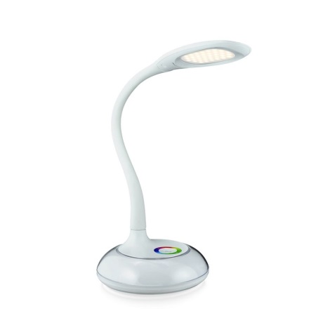 LED RGB Настолна лампа COSMOS 6,5W/230V бяла