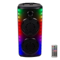 LED RGB Преносим високоговорител с микрофон 600W/2400 mAh + дистанционно управление