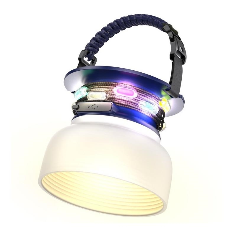 LED RGB Преносима соларна акумулаторна лампа с LED верига LED/10W/5V 3600 mAh IP65 3600 mAh