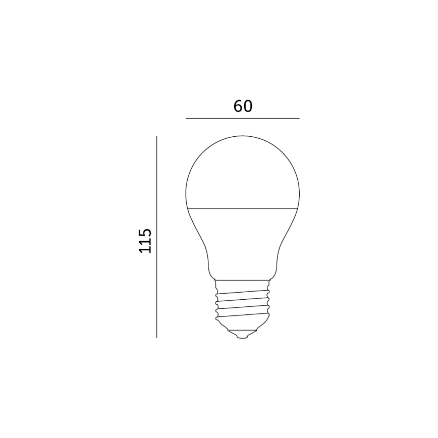 LED RGB Смарт димируема крушка E27/9,5W/230V 2700-6500K Wi-Fi Tuya