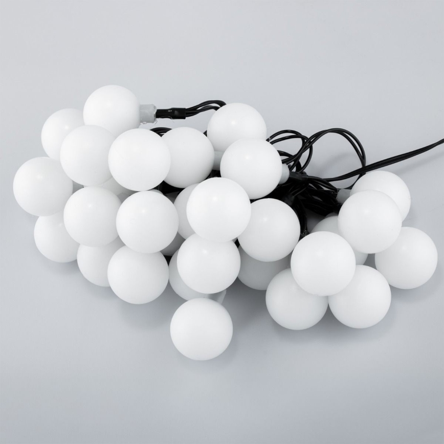 LED RGB Соларен верига PARTY 30xLED/1,2V 400 mAh 3,9 m IP44