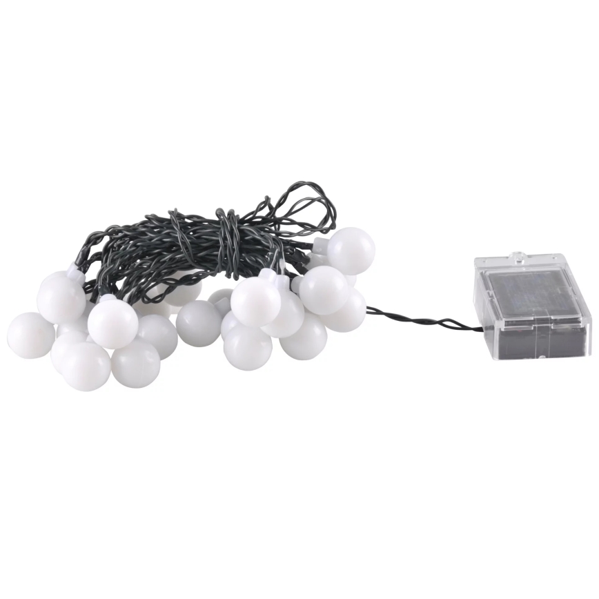 LED RGB Соларен верига PARTY 30xLED/1,2V 400 mAh 3,9 m IP44