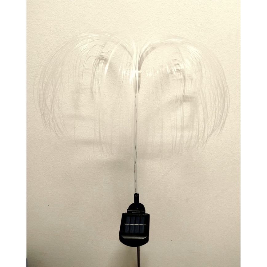 LED RGB соларна лампа 1,2V 300 mAh IP44 черна