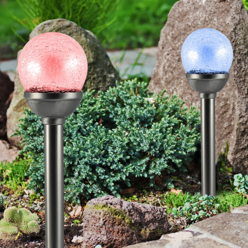 LED RGB Соларна лампа LED/0,04W/1,2V 600 mAh IP44