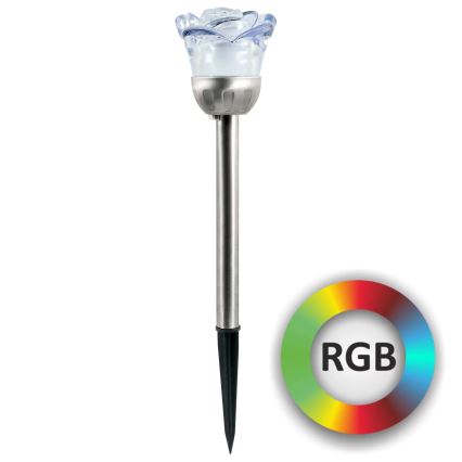 LED RGB соларна лампа ROSE LED/1,2V 100 mAh IP44