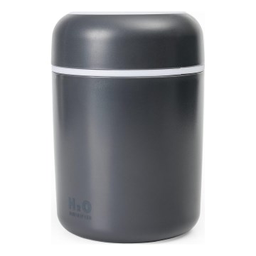 LED RGB Ултразвуков аромадифузер и овлажнител на въздуха LED/2W 300ml черен