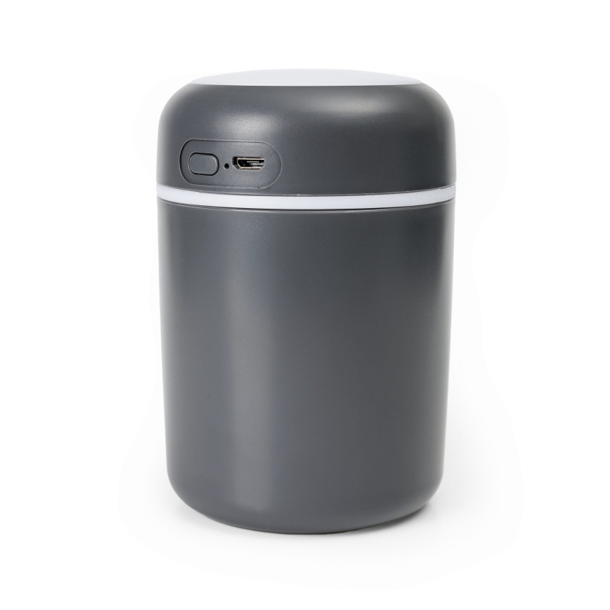 LED RGB Ултразвуков аромадифузер и овлажнител на въздуха LED/2W 300ml черен