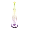 LED RGB Външна коледна елха 190xLED/230V 1,8 m IP44 + дистанционно управление