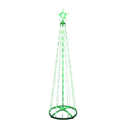 LED RGB Външна коледна елха 190xLED/230V 1,8 m IP44 + дистанционно управление