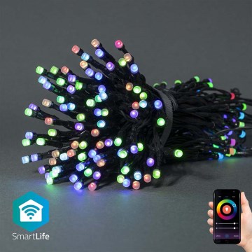 LED RGB външна коледна гирлянда 84xLED/8 функции 13 m IP65 Wi-Fi Tuya