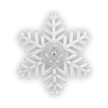 LED RGB коледна декорация с присоска LED/3xLR44 снежинка