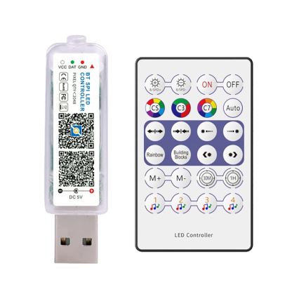 LED RGB коледни лампички LED/10W/5V 10 m USB + дистанционно управление