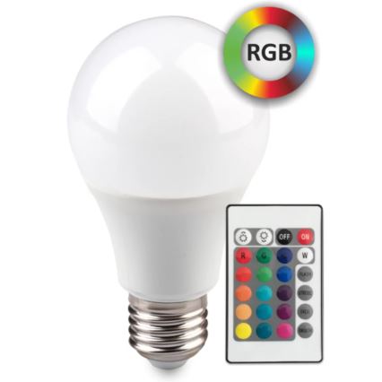 LED RGB Крушка E27/6W/230V димируема 3000K