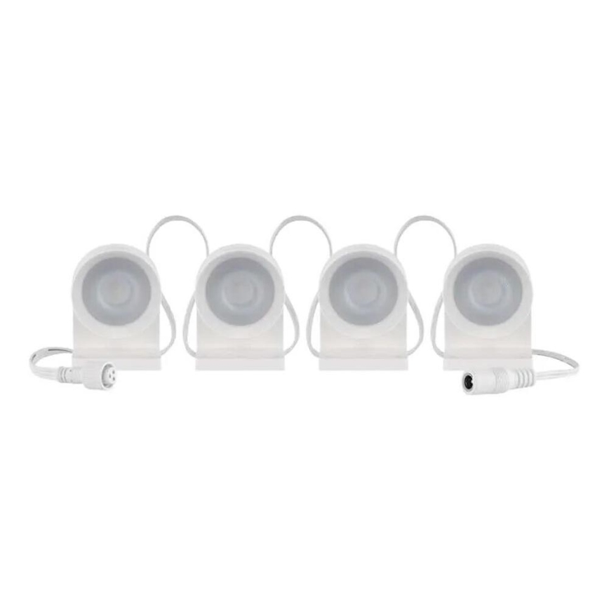 LED RGBIC+CCT Декоративна верига с точково осветление GoSmart - разширение 4xLED/7W/230V 85 см Wi-Fi Tuya