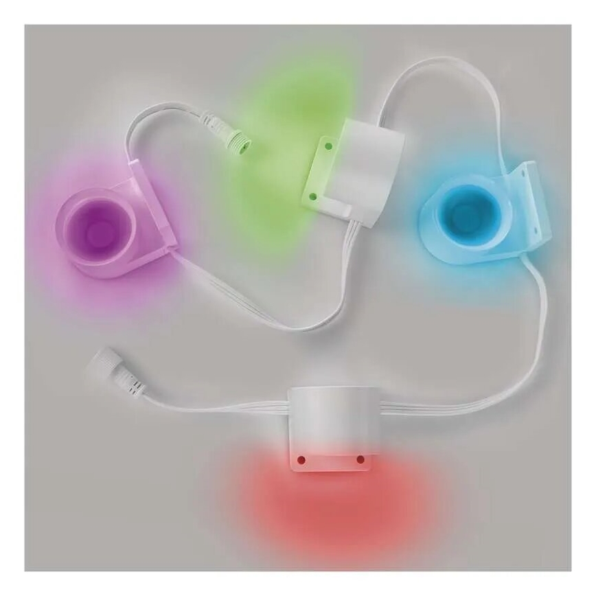 LED RGBIC+CCT Декоративни лампички с подсветка GoSmart - разширение 4xLED/7W/230V 85 см Wi-Fi Tuya