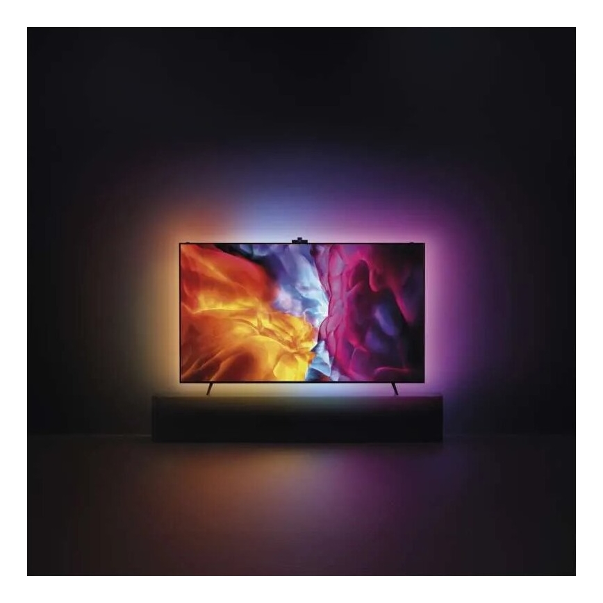 LED RGBIC Димируема лайсна за телевизор GoSmart LED/24W/230V 55“