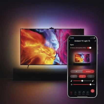 LED RGBIC Лента за TV GoSmart LED/24W/230V 75“