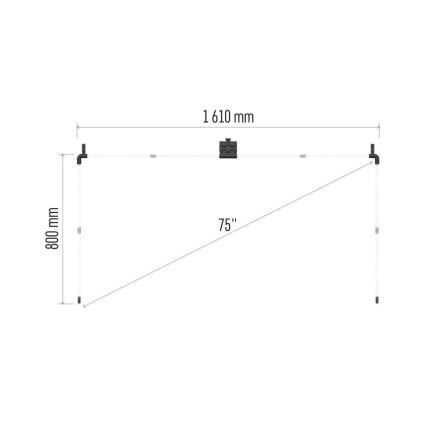 LED RGBIC Лента за TV GoSmart LED/24W/230V 75“