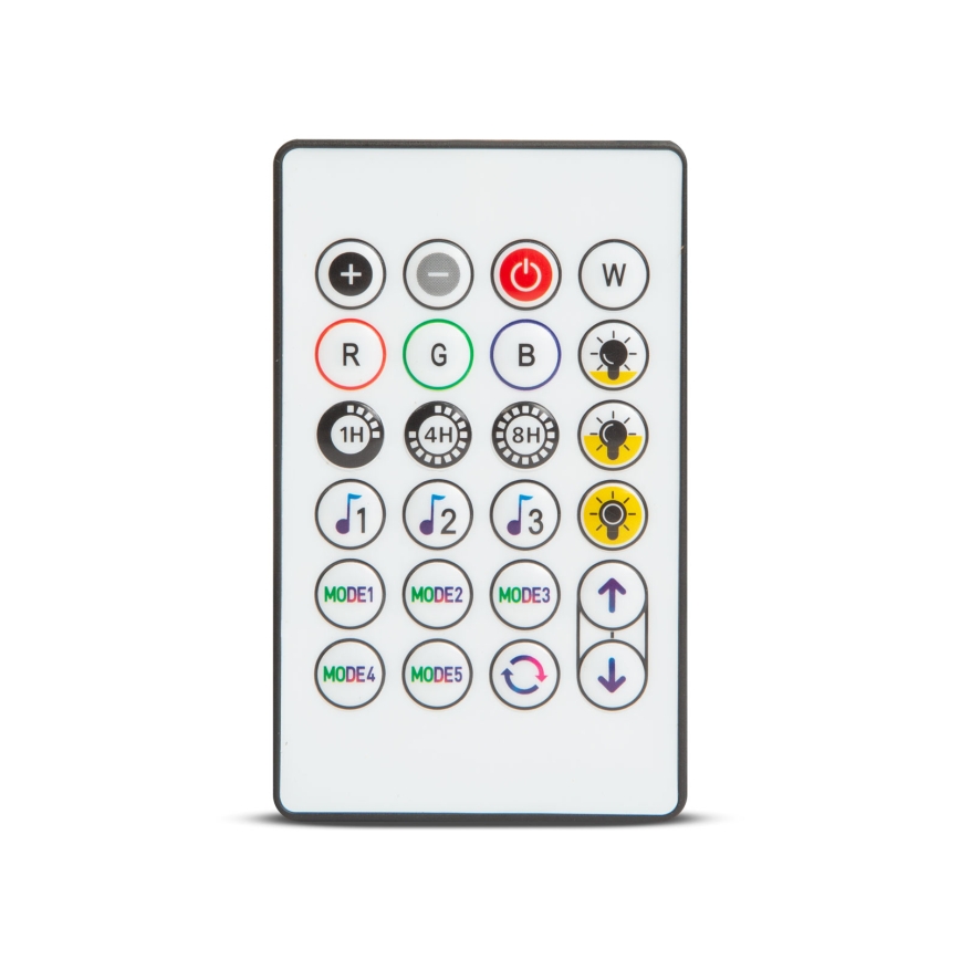 LED RGBIC димируема соларна гирлянда 15xLED/1,3W/3,7/5V 2200 mAh 8 m IP65 черна + дистанционно управление
