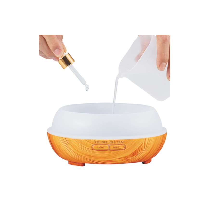 LED RGBW Аромадифузер и овлажнител на въздуха LED/230V 500 ml Wi-Fi + дистанционно управление
