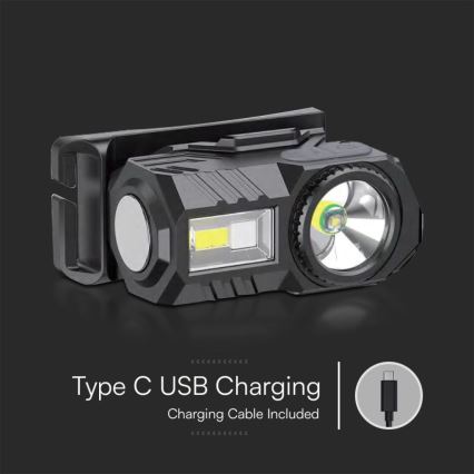 LED RGBW Димируем акумулаторен челник USB LED/3W/5V IP43 190 лъскав 24 h 750 mAh
