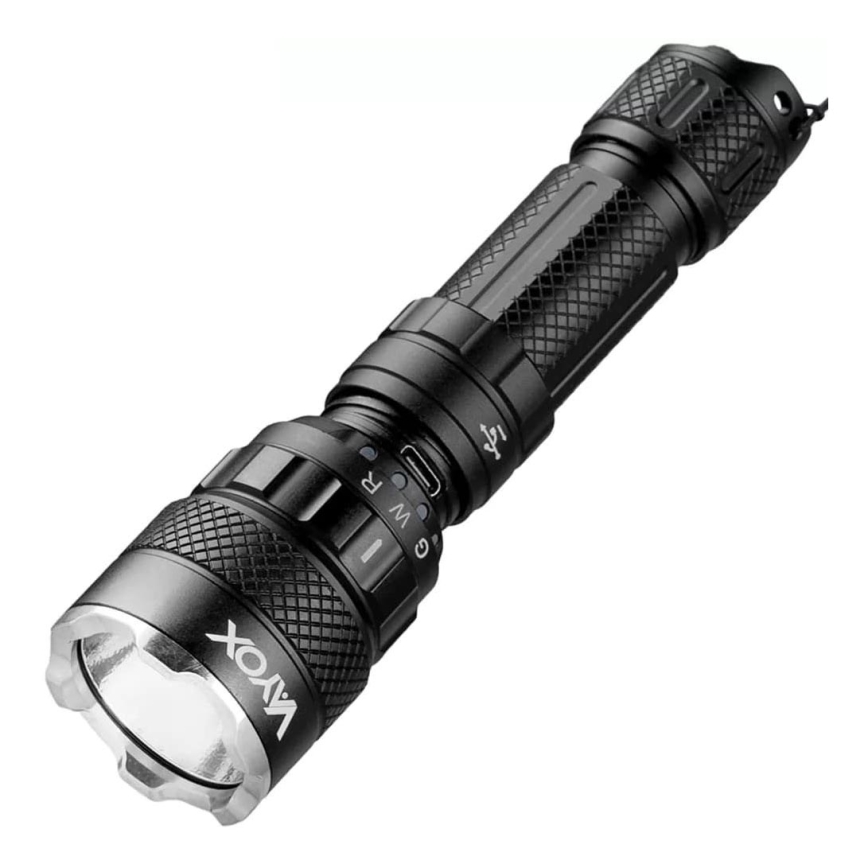 LED RGBW Димируем акумулаторен фенер LED/15W/5V IP66 1500 лъскав 2000 mAh