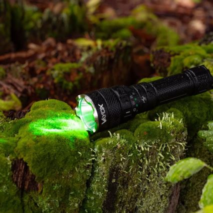 LED RGBW Димируем акумулаторен фенер LED/15W/5V IP66 1500 лъскав 2000 mAh
