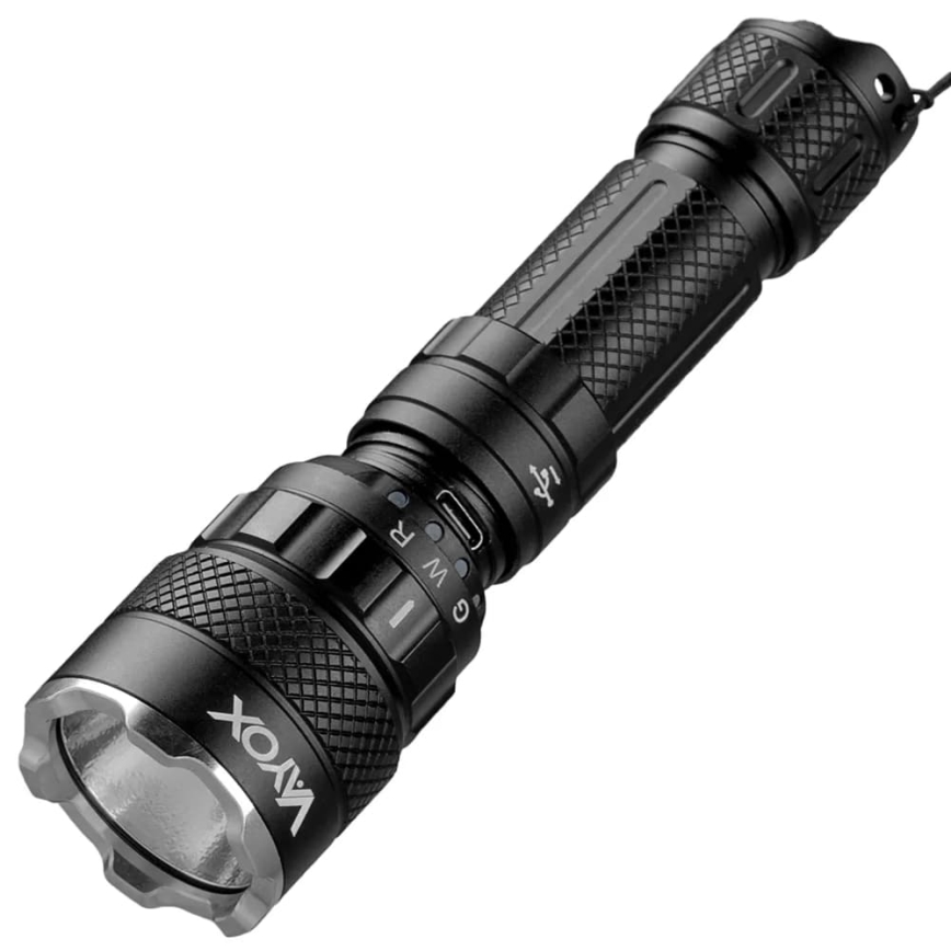 LED RGBW Димируем акумулаторен фенер LED/15W/5V IP66 1500 лъскав 2000 mAh