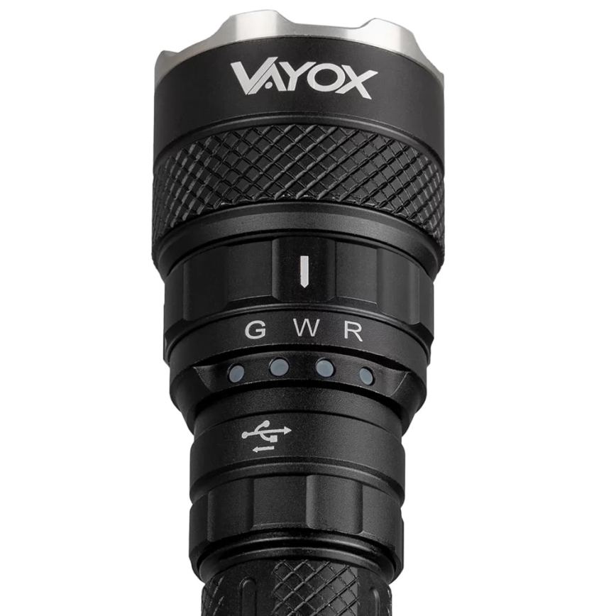 LED RGBW Димируем акумулаторен фенер LED/15W/5V IP66 1500 лъскав 2000 mAh