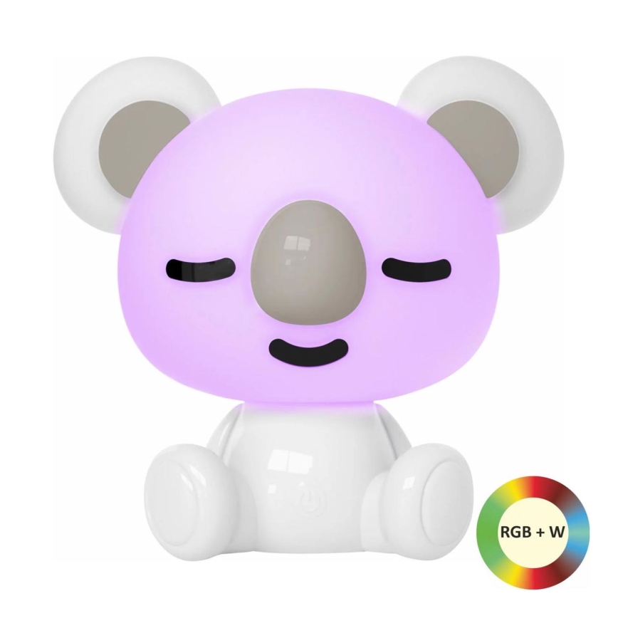 LED RGBW Димируем children's нощ малко лампа LED/2,5W/230V коала бял