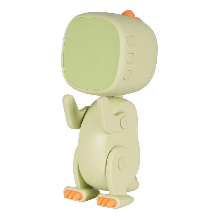 LED RGBW Димируем детски нощ малка лампа с будилник ROBOT LED/1W/5V 1200 mAh