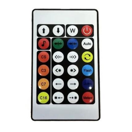 LED RGBW Димируем лампион LED/12W/230V + дистанционно управление